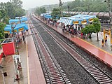 A view from foot overbridge