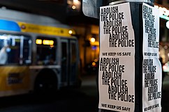 "Abolish the police" signs in Uptown, Minneapolis, October 2, 2021 Abolish The Police (51550631553).jpg