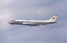 Tupolev Tu-124 à Arlanda en avril 1967