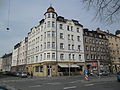 Ecke der Alfonsstraße zur Schweinauer Hauptstraße