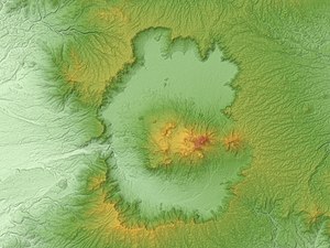 大観峰の位置（100x100内）