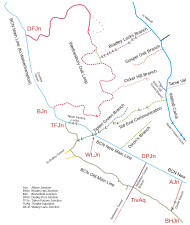 BCN canal map Wednesbury Oak