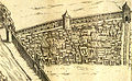Teil des Bely Gorod auf dem Stadtplan von 1610