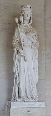 Socha Berty (Bertrady) z Laonu ze 13. století, Versailles