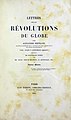 Lettres sur les rèvolutions du globe, 1845