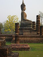 Boeddha in Sukhothai Nasionale Park.