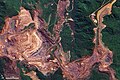 Imagem de satélite da Mina de Carajás