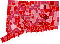 1920 United States Presidential Election in Connecticut by Municipality