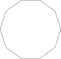 A decagon.