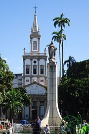De katholieke kerk Igreja de Nossa Senhora da Glória aan het Largo do Machado