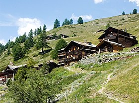 Findeln, oberhalb von Zermatt