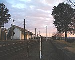 非電化時代の駅構内（2003年2月）