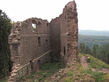 Руины шато де Dreistein