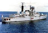 HMS Sheffield in 1982