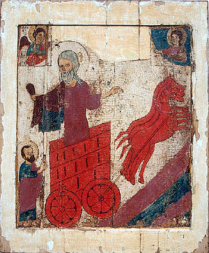 The Ascent of Prophet Elijah, a northern Russi...