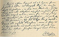Johan Ludvig Heibergs håndskrift. Her i et brev fra juni 1834 til hans hustru som var rejst til Wien.