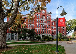 Jonas Clark Hall, the main academic facility for undergraduate students