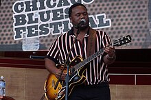 Jontavious Willis at Chicago Blues Festival in 2023