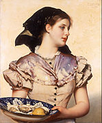 牡蠣を持つ少女(1882)