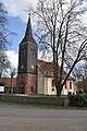 Evang.-lutherse kerk van Kirchtimke (1739; in 1884 ingrijpend verbouwd en van een kerktoren voorzien)