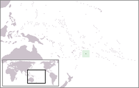Locatie van Niue