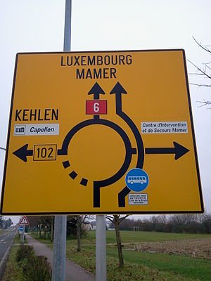 Luxembourg road sign E 1 a4.jpg