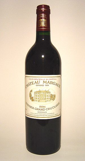 A bottle of Château Margaux 1994.