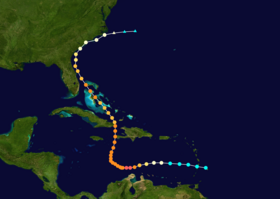 Путања и интензитет урагана