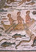 Mosaico de la llamada "Casa de Hippolytus".
