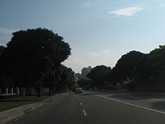 A view of Mountbatten Road in Singapore