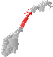 ヌールラン県の位置の位置図