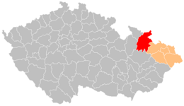Distret de Bruntál - Localizazion