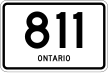 Highway 811 marker