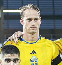 Oscar Vilhelmsson (Sweden U21 starting XI vs Moldova U21, 13 October 2023).jpg