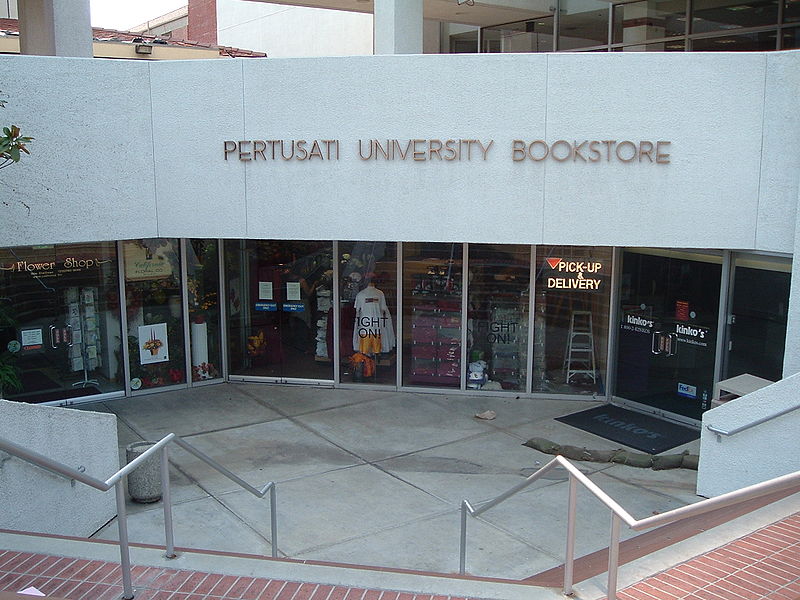 A typical university bookstore-- scene of a thousand fleecings 
