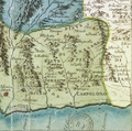 Militärische Landkarte aus dem Jahr 1768