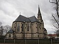 Einzeldenkmal o. g. Sachgesamtheit Friedhof Planitz: Kirche mit Kirchenausstattung (siehe auch Sachgesamtheit – Obj. 09303143, Friedhofstraße 1)