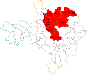 Carte de la circonscription