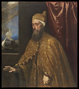 Portrait of Dux Francesco Venier, Titian