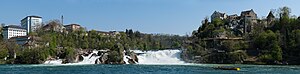 ヨーロッパ最大の滝、ライン滝 作者：Any1s