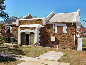 Centro de informações turísticas de Roebourne (antiga entrada da cadeia municipal)