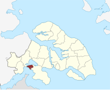 Lage des Egernsund Sogn in der Sønderborg Kommune