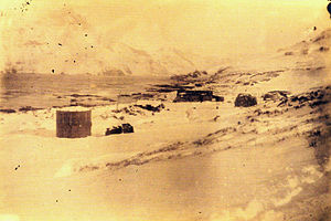 Station der Deutschen Polar-Kommission am Moltke-Hafen (1882)