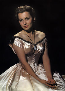 L'actriz estausunidense Olivia de Havilland, 1940.