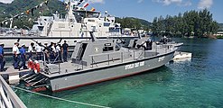 Wave Rider Class patrol boat which donated to Seychelles Coast Guard