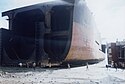 Ship breaking in progress at Sitakunda