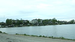 Shunga village, Republic of Karelia. View from the side of the Putkozero