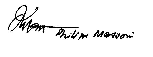 signature de Philippe Massoni