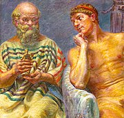Socrate e Alcibiade, 1911