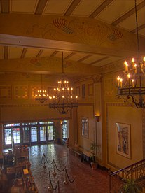 Interior lobby view